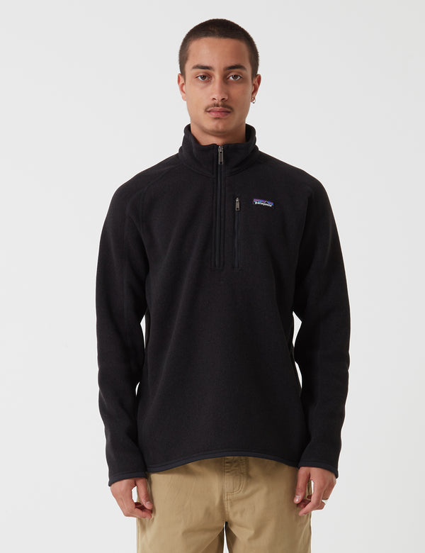Patagonia Better Sweater 1/4 Zip Fleece - Black