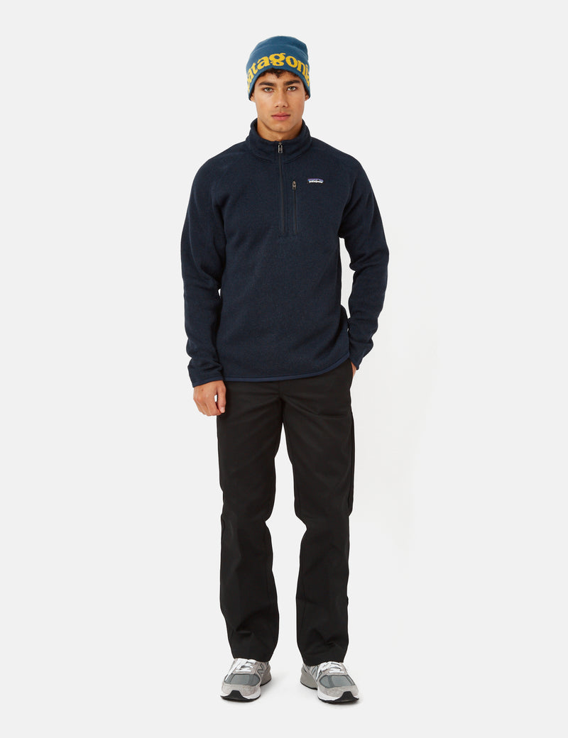 Patagonia Better Sweater 1/4 Zip Fleece - New Navy Blue