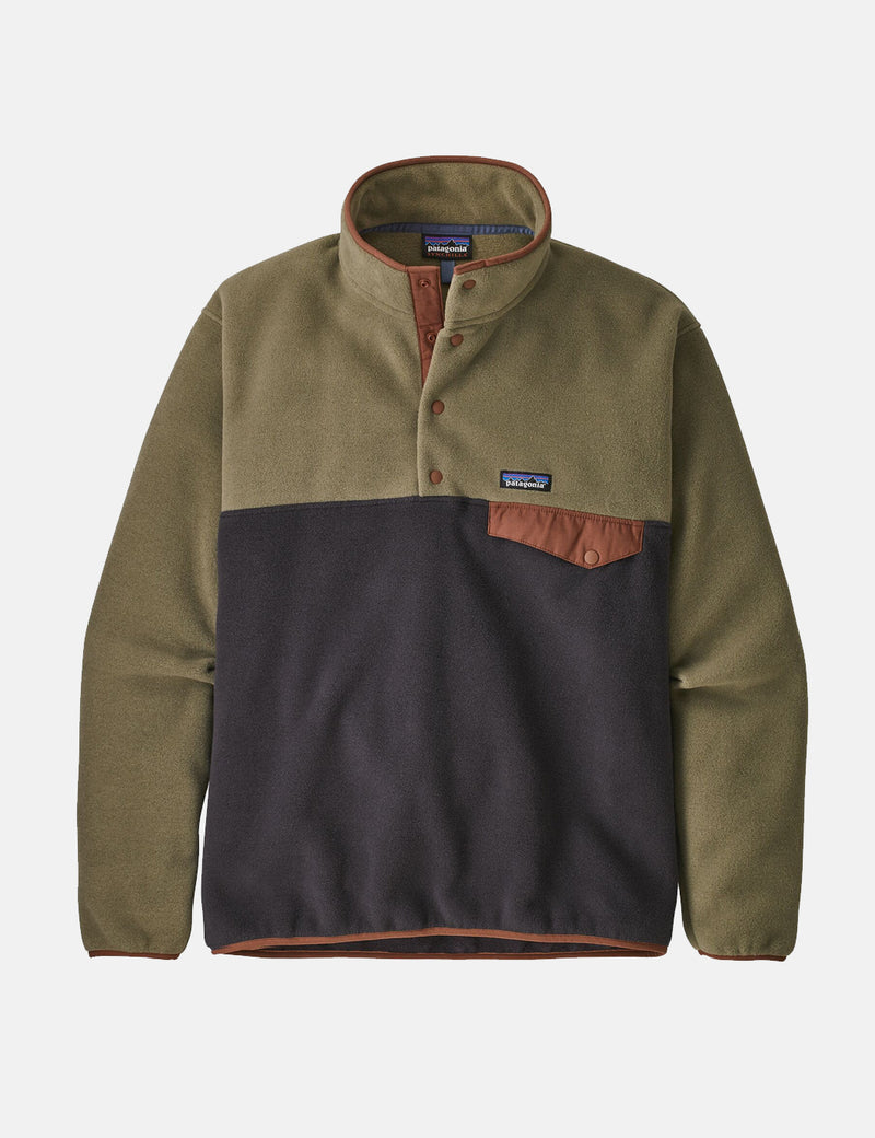 Patagonia Light weight Synchilla Snap-T Pullover - Sage Khaki Green