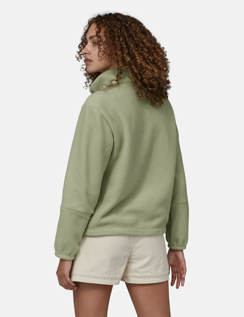 Patagonia Women's Microdini 1/2 Zip Fleece - Salvia Green