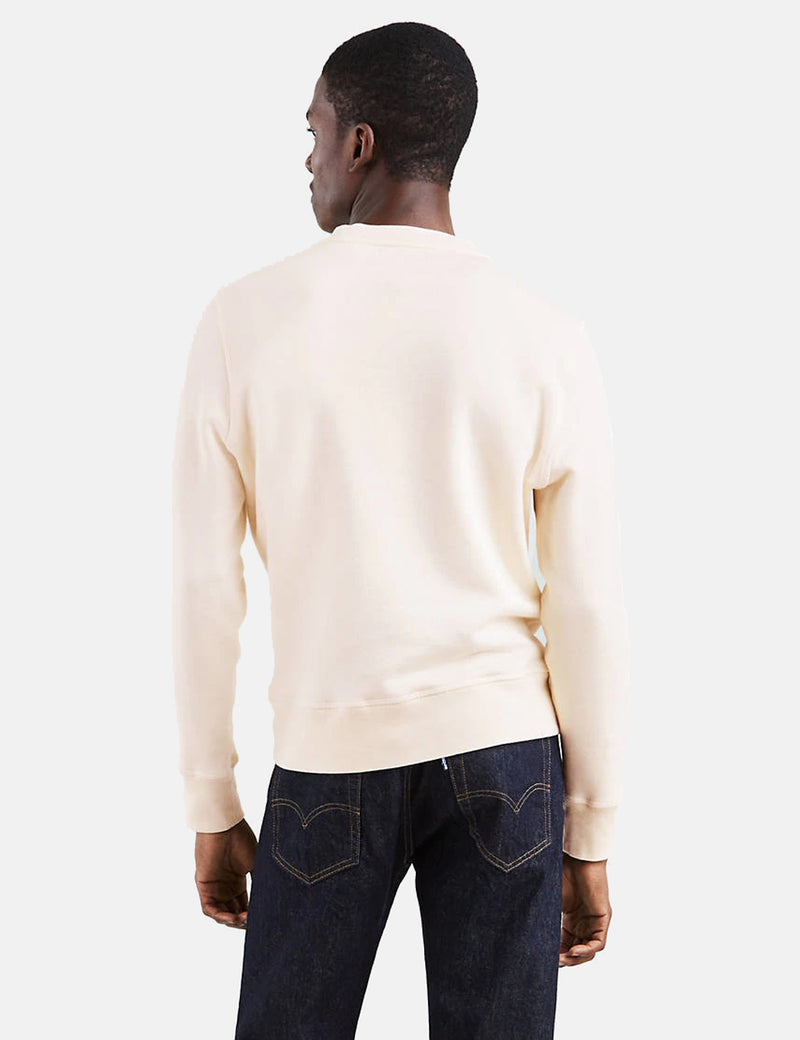 Levis Made & Crafted Crewneck Sweatshirt - Pristine Heather Ecru