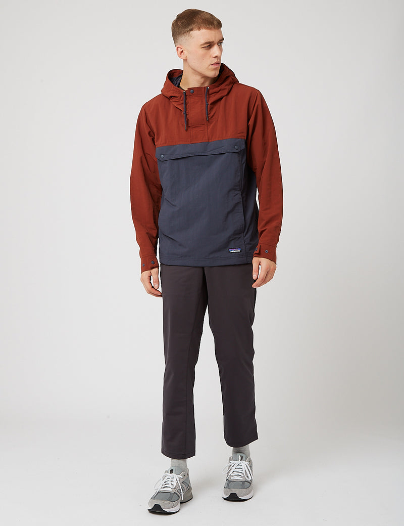 Patagonia Isthmus Anorak Jacket - Smolder Blue