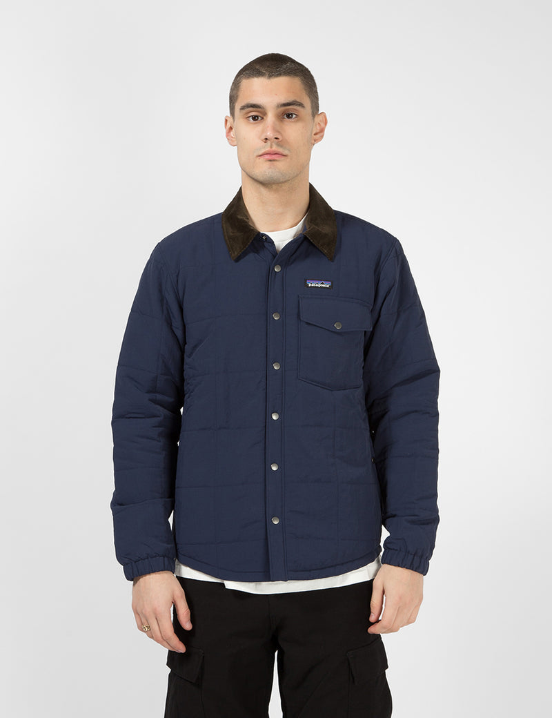 Patagonia Isthmus Quilted Shirt Jacket - New Navy Blue