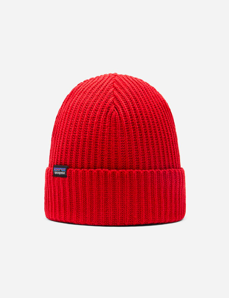 Patagonia Fisherman's Rolled Beanie Hat - Rincon Red
