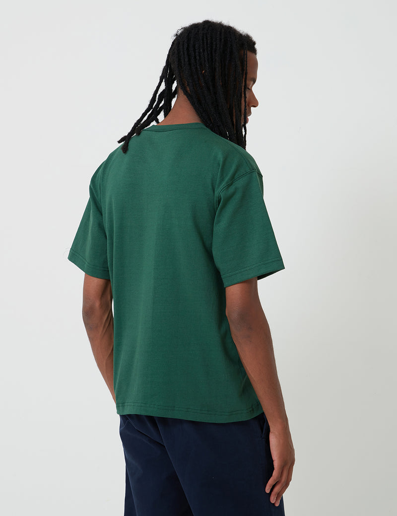 Camber Pocket T-Shirt (8oz) - Dark Green