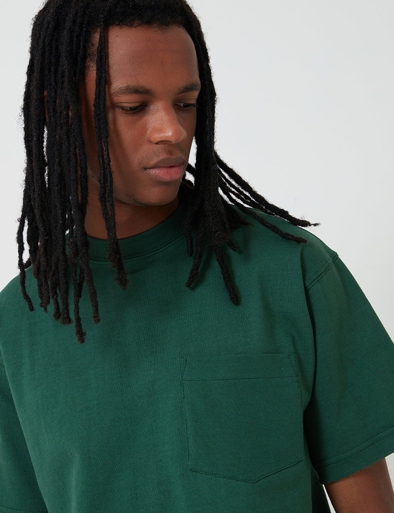 Camber Pocket T-Shirt (8oz) - Dark Green