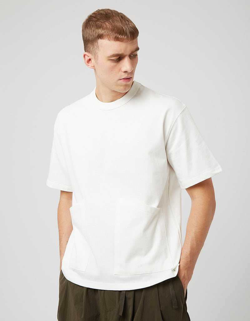 Uniform Bridge Two Pocket T-Shirt - Ivory White