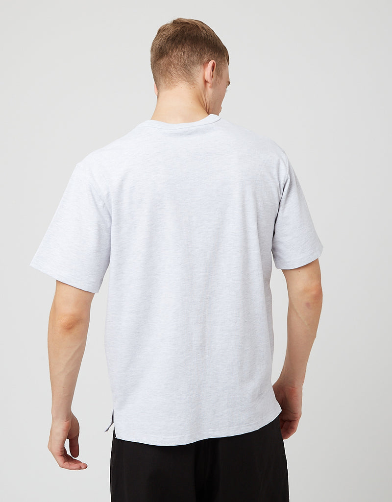 Uniform Bridge Heavyweight Pocket T-Shirt - Grey Melange