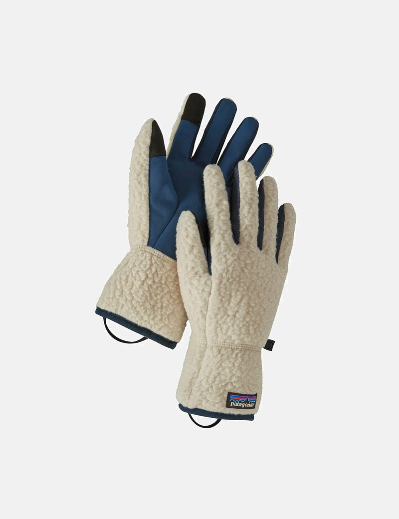Patagonia Retro Pile Gloves - Pelican