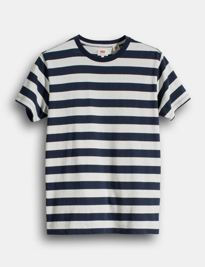 Levis Mighty Stripe T-shirt - Marshmallow