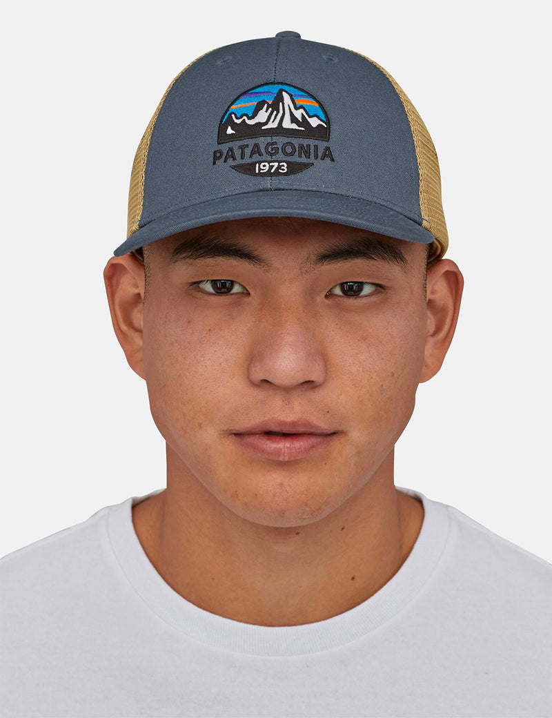 Patagonia Fitz Roy Scope LoPro Trucker Hat - Dolomite Blue