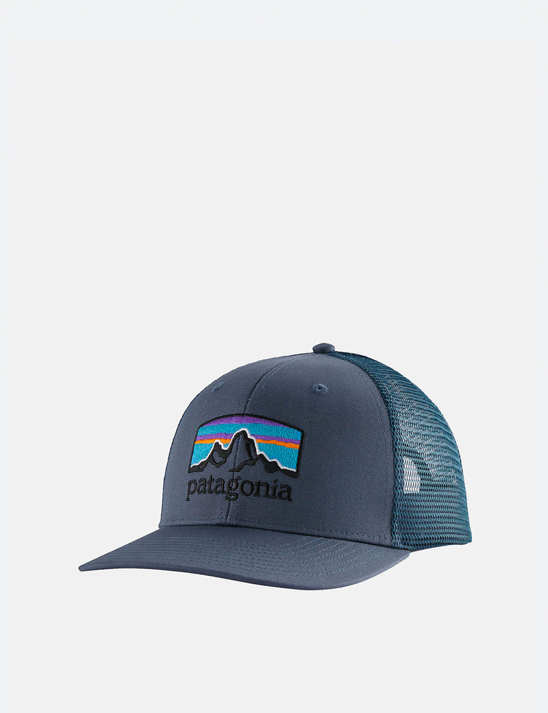 Patagonia Fitz Roy Horizons Trucker Hat - Dolomite Blue