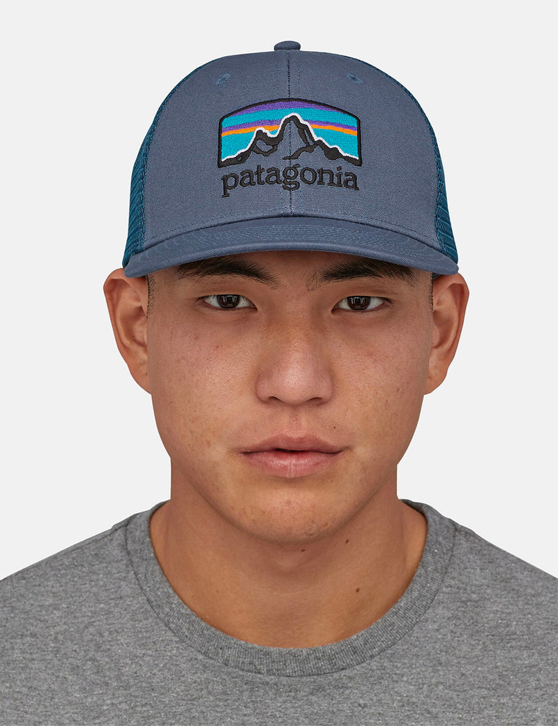 Patagonia Fitz Roy Horizons Trucker Hat - Dolomite Blue