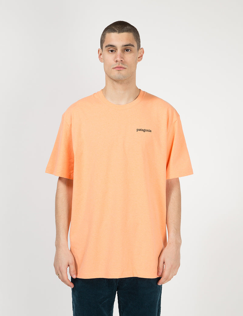 Patagonia Fitz Roy Horizons Responsibili-­Tee T­-Shirt - Peach Sherbet Orange