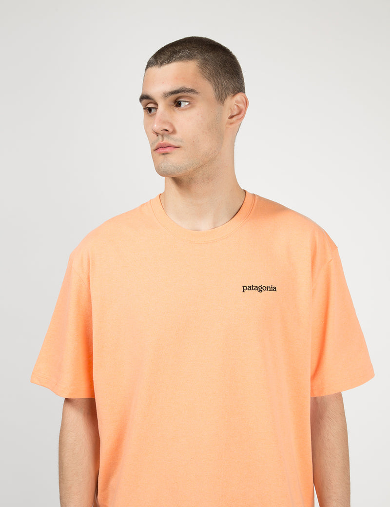 Patagonia Fitz Roy Horizons Responsibili-­Tee T­-Shirt - Peach Sherbet Orange