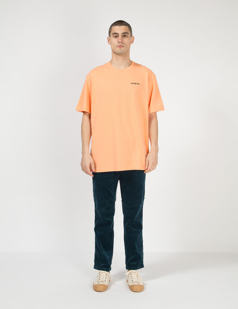 Patagonia P-6 Logo Responsibili-Tee T-Shirt - Peach Sherbet Orange