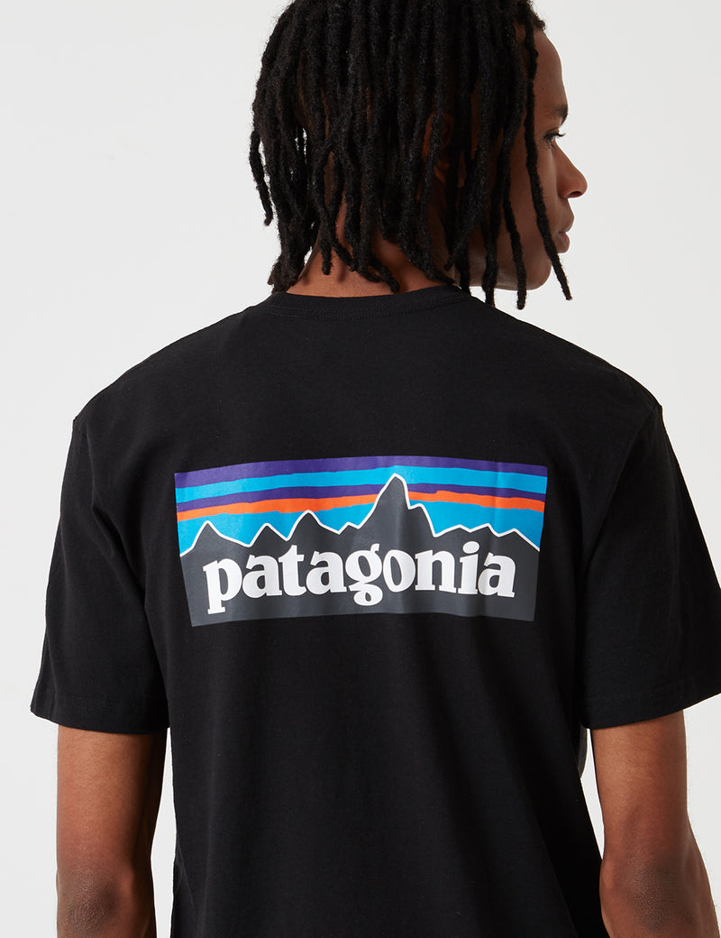Patagonia P-6 Logo Responsibili-Tee T-Shirt - Black