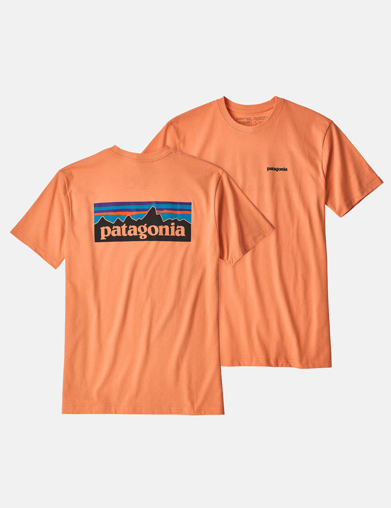 Patagonia P-6 Logo Responsibili-Tee T-Shirt - Peach Sherbet Orange