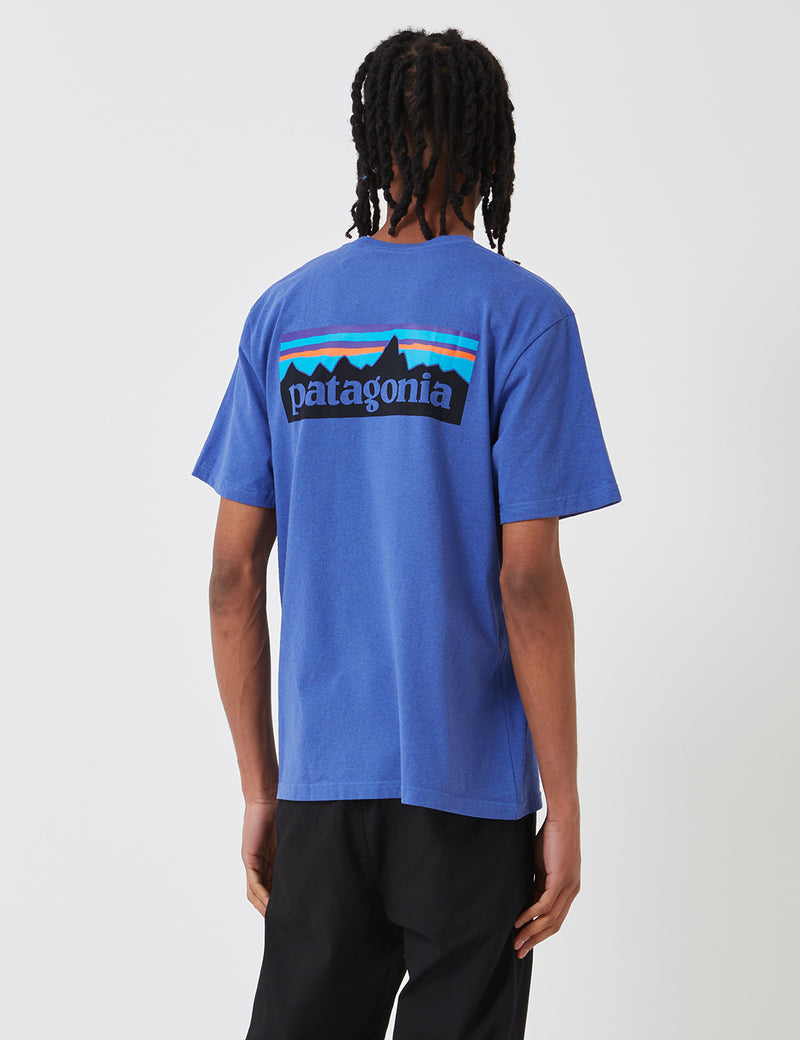 Patagonia P-6 Logo Responsibili-Tee T-Shirt - Violet Blue