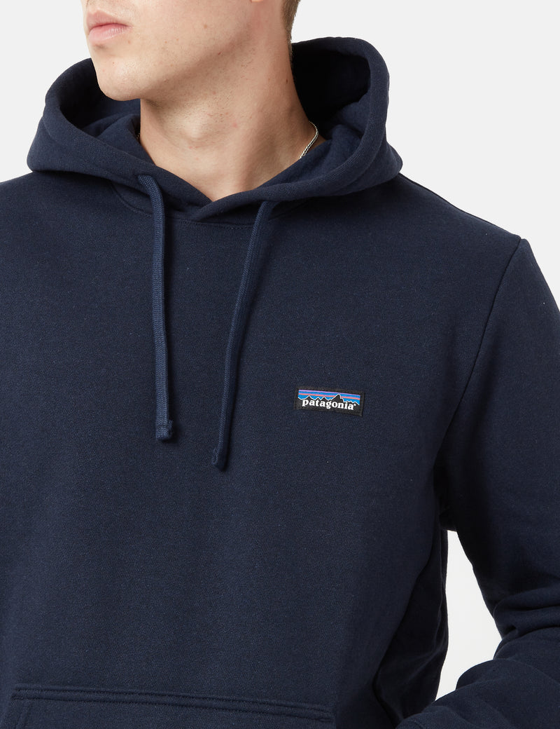Patagonia P-6 Label Uprisal Hooded Sweatshirt - New Navy