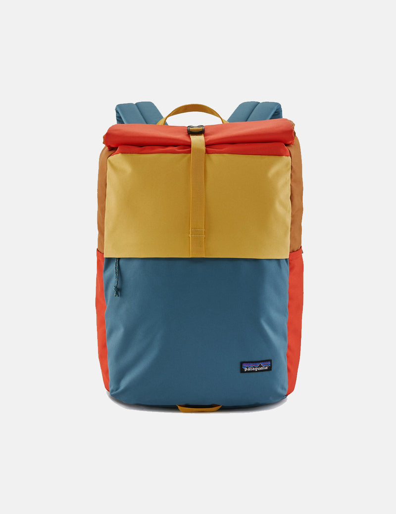 Patagonia Arbor Roll Top Pack Backpack - Patchwork: Surfboard Yellow