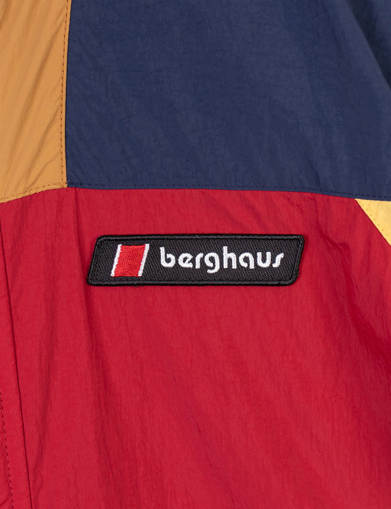 Berghaus Dean Street U Windbreaker 21 Jacket - Biking Red/Dusk/Amber Yellow/Brown Sugar