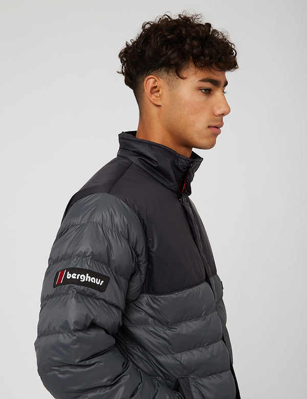 Berghaus Dean Street Glenshee Padded Jacket - Jet Black/Grey