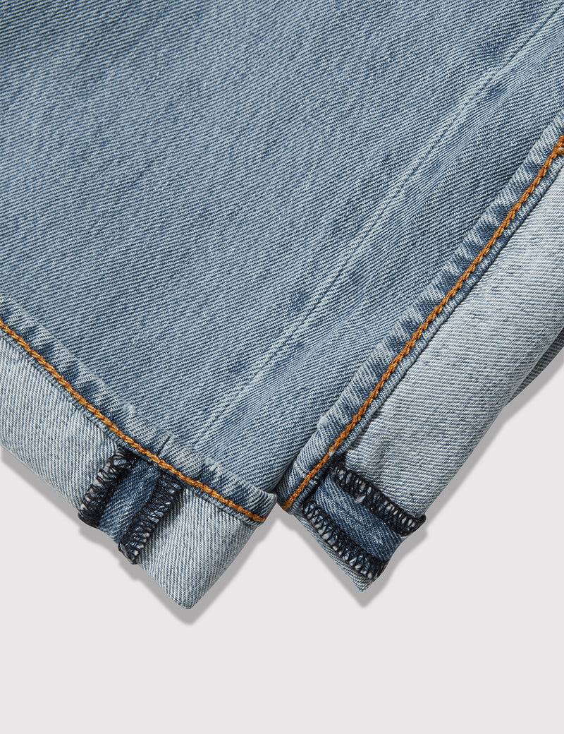 Levis 501 Original Fit Jeans (Relaxed Straight) - Light Broken-In