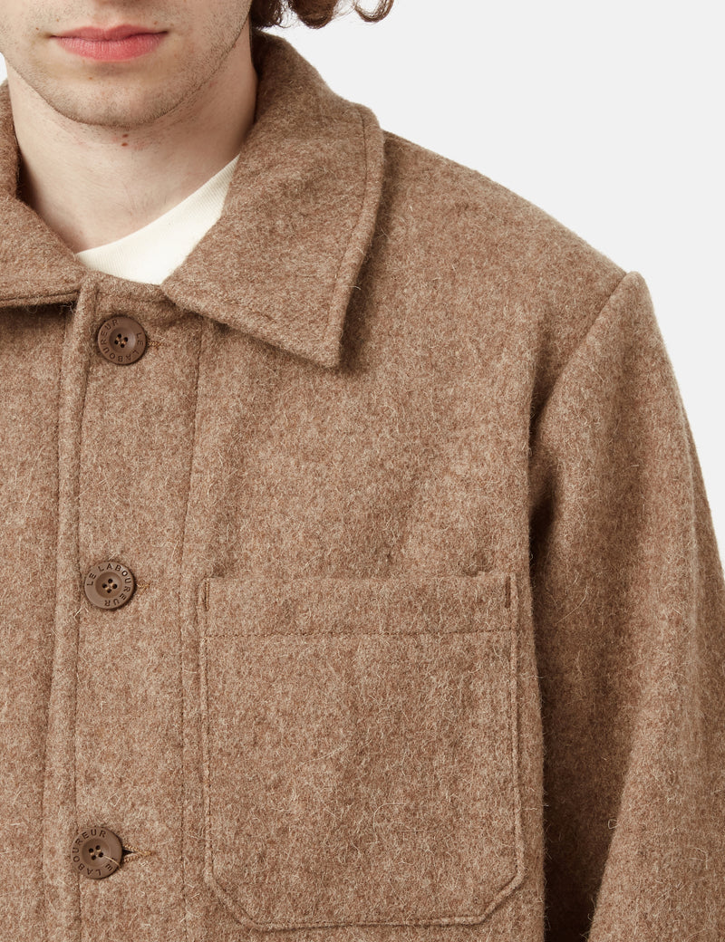 Le Laboureur Wool Work Jacket - Light Brown