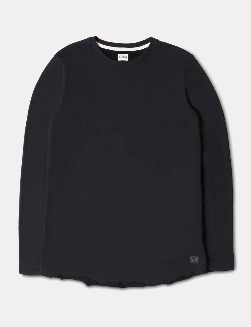 Edwin Terry Long Sleeve T-Shirt - Black
