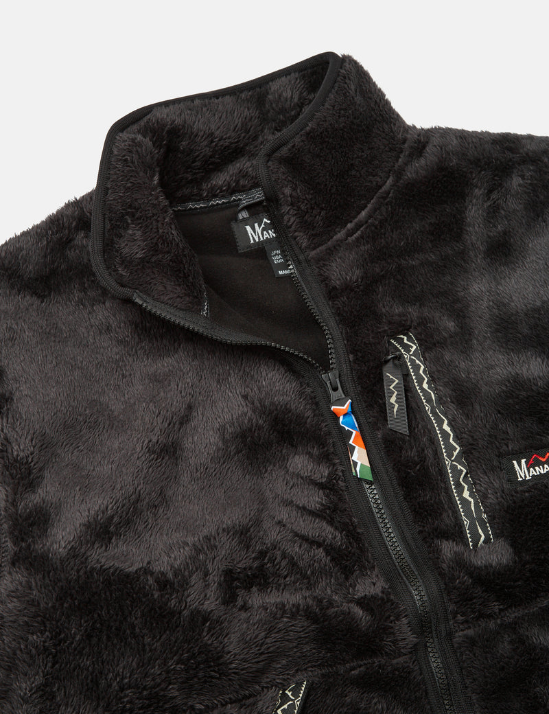 Manastash Bigfoot Fleece Jacket - Black