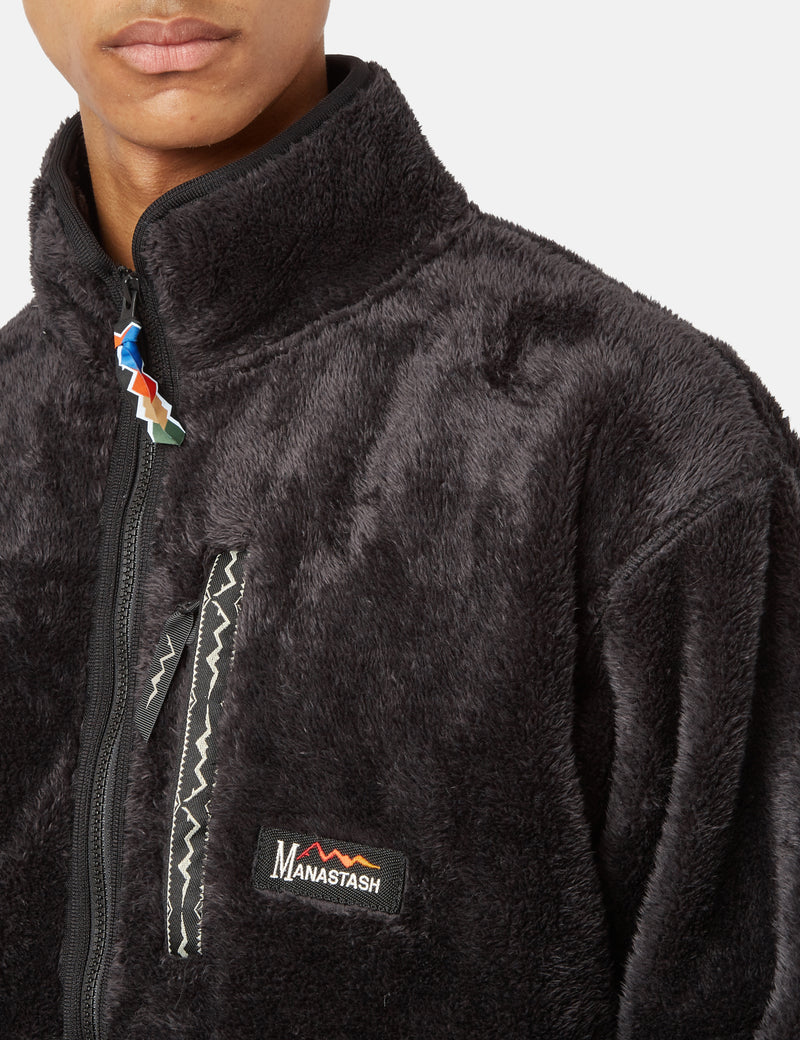 Manastash Bigfoot Fleece Jacket - Black