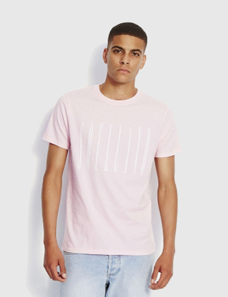 Soulland Barker Printed T-Shirt - Pink