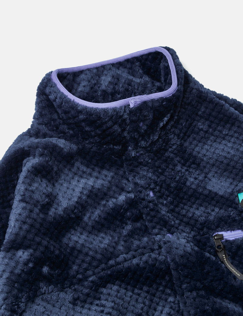 Blue grey Poppy thermal fleece jacket, Manastash