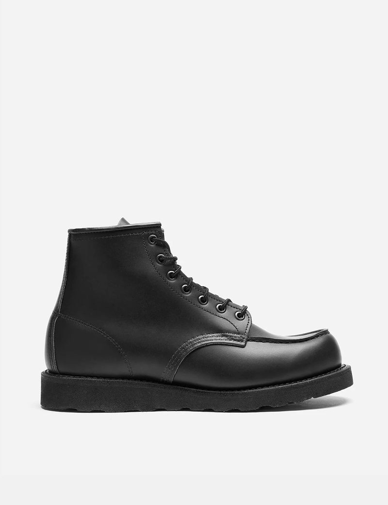 Red Wing 6" Moc Toe Boots (8137) - Skagway Black