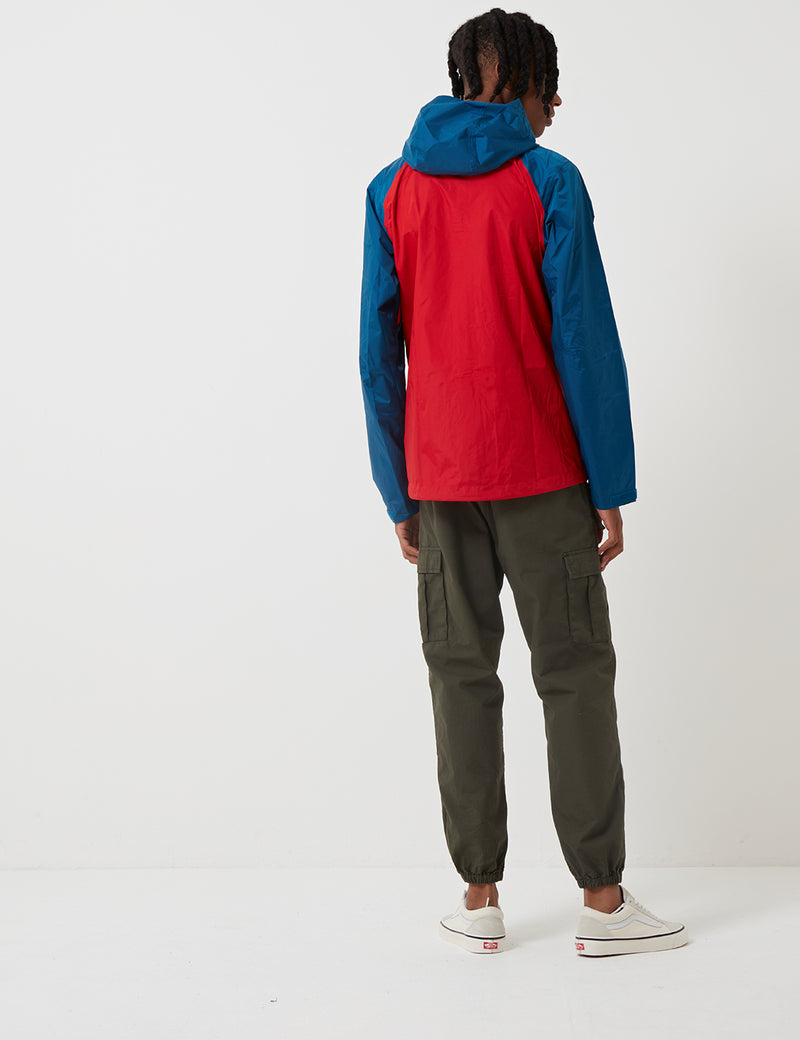 Patagonia Torrentshell Jacket - Big Sur Blue/Fire Red