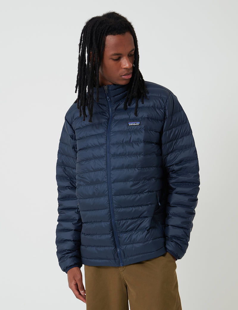Patagonia Down Sweater Jacket - Navy Blue w/Navy Blue