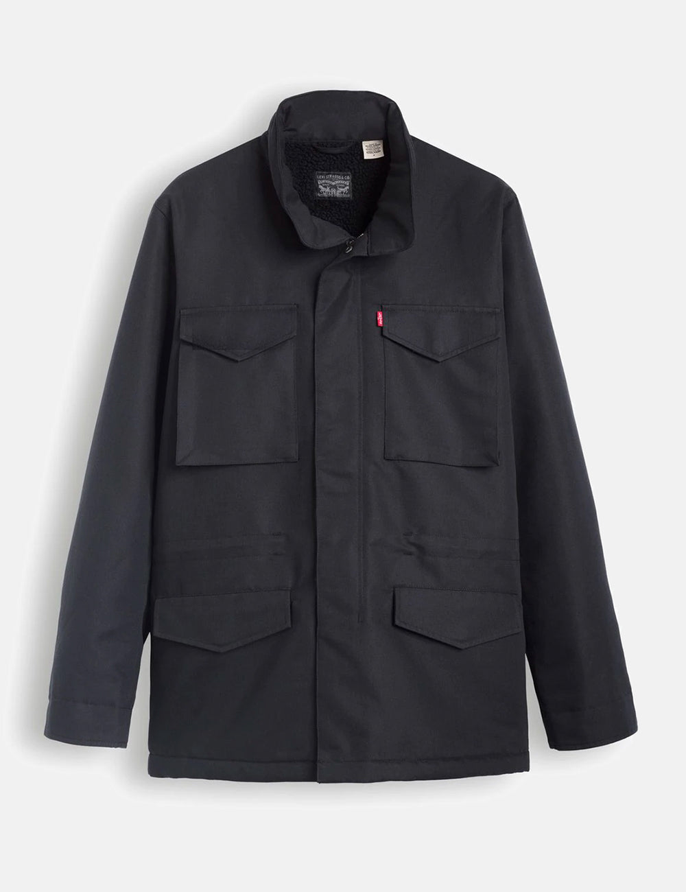 Levis sherpa field sales jacket black