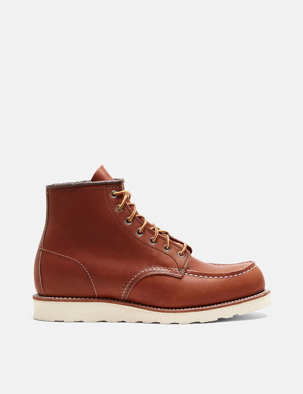 Red Wing Heritage Work 6" Moc Toe Boots (875) - Tan