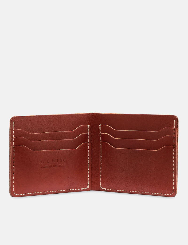 Red Wing Bi-Fold Dual Card Wallet - Oro Russet