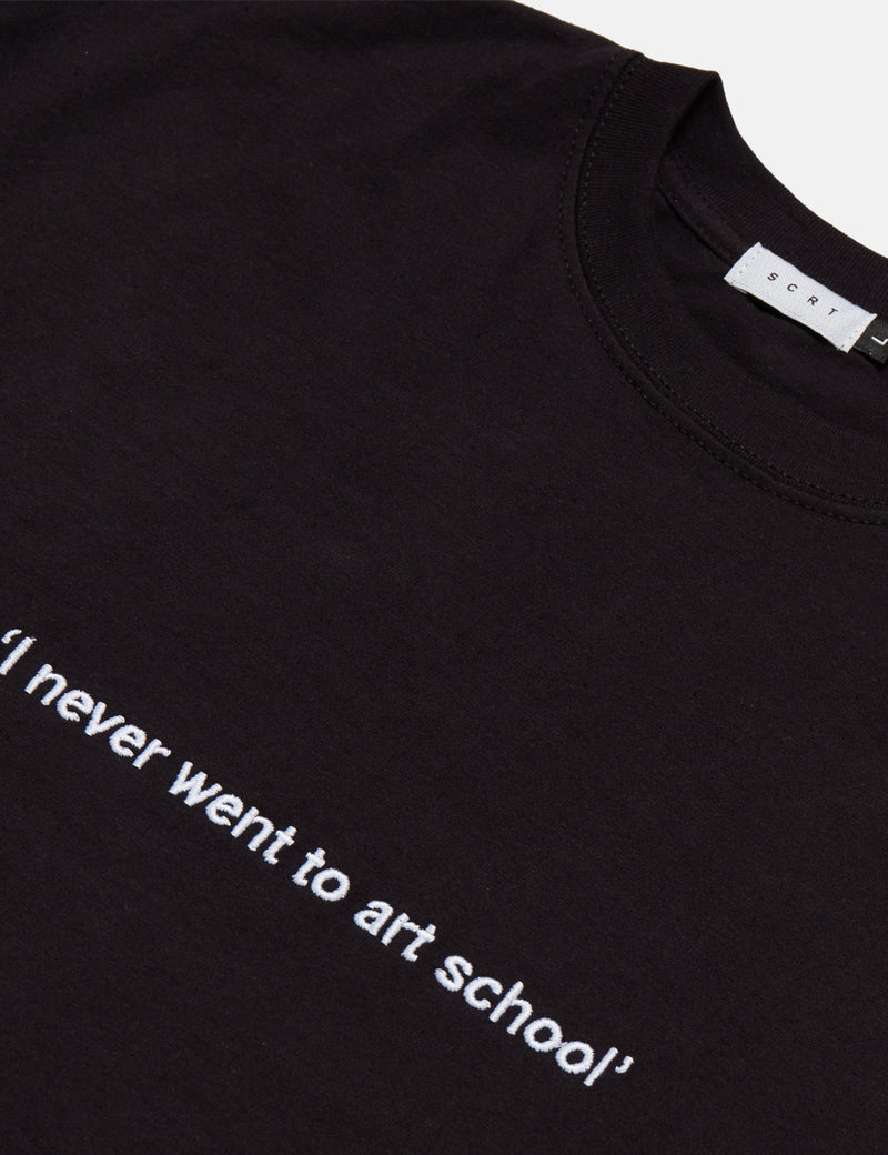 SCRT Art School T-Shirt - Black