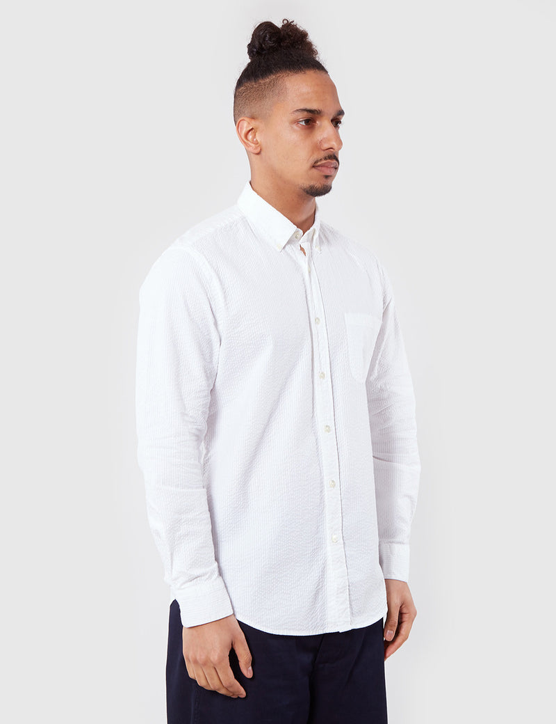 Portuguese Flannel Atlantico Shirt - White