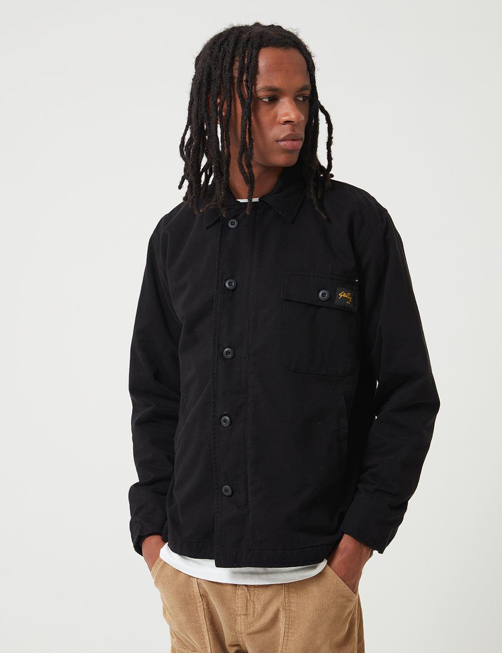 Stan Ray A2 Deck Jacket - Black Twill