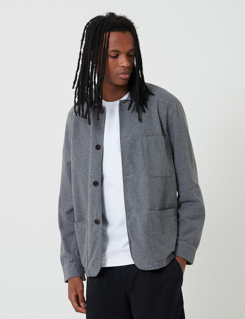 Portuguese Flannel Labura Jacket - Grey