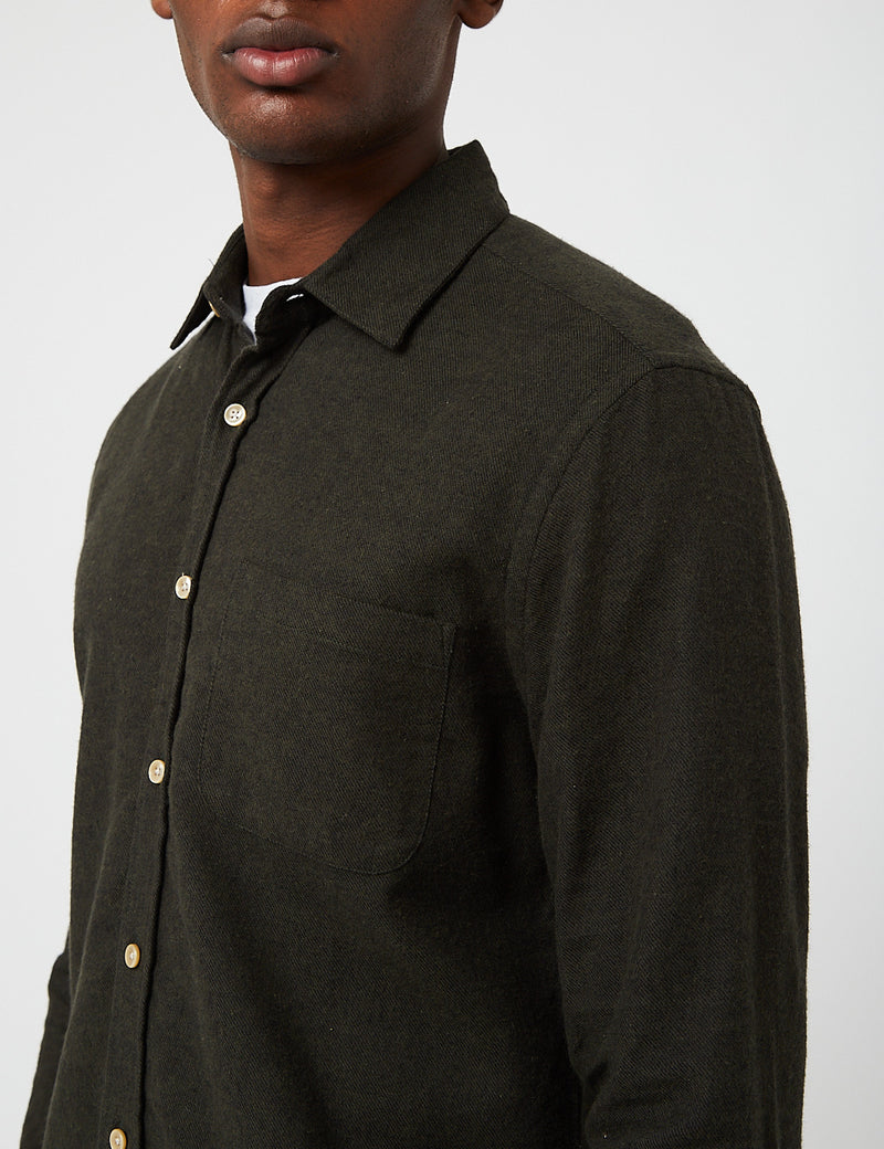 Portuguese Flannel Teca Shirt - Green