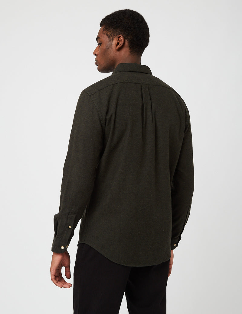 Portuguese Flannel Teca Shirt - Green