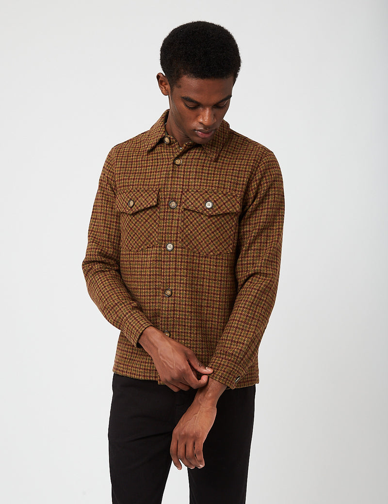 Portuguese Flannel Wool Field Jacket - Forest