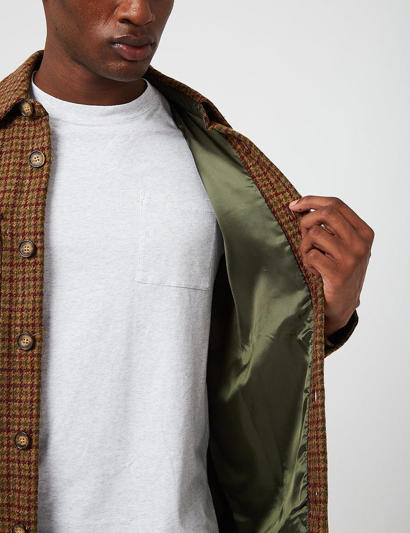 Portuguese Flannel Wool Field Jacket - Forest