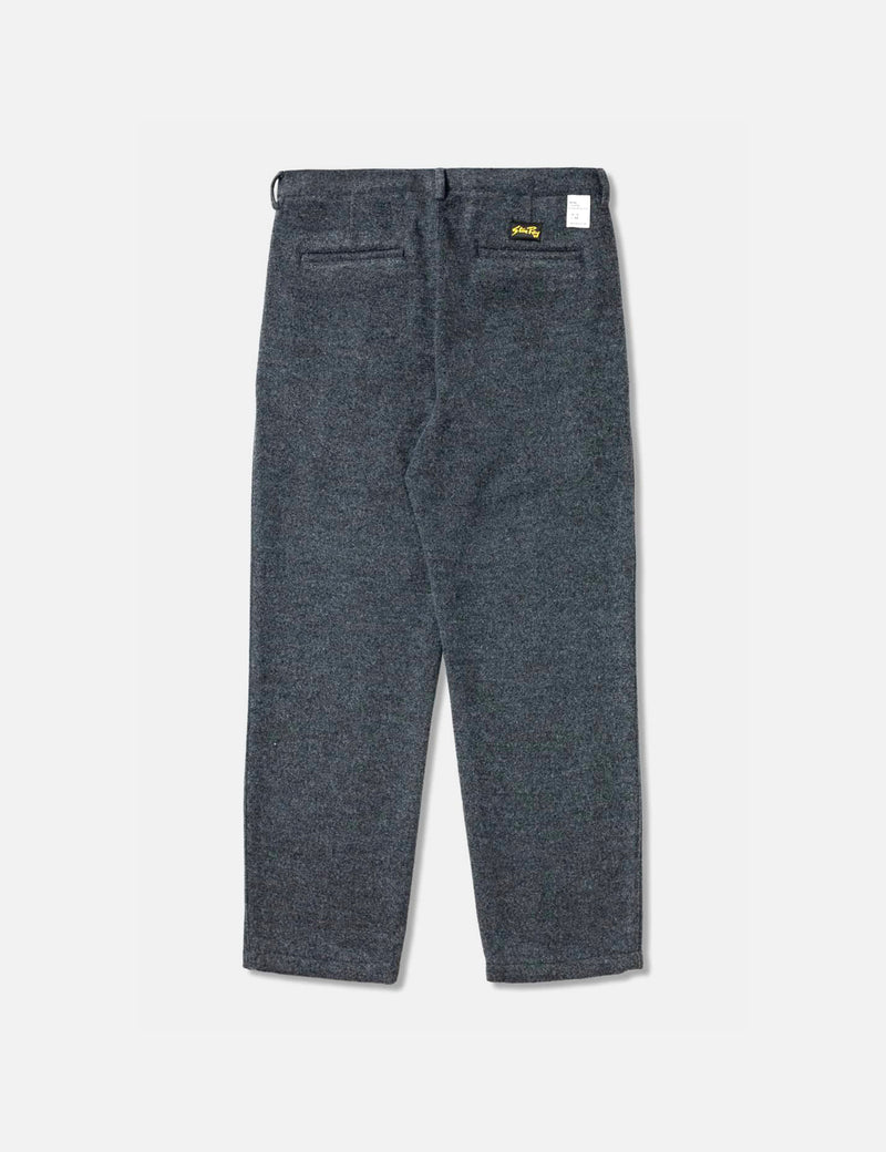 Stan Ray Pleated Chino Trousers (Wool) - Mid Grey