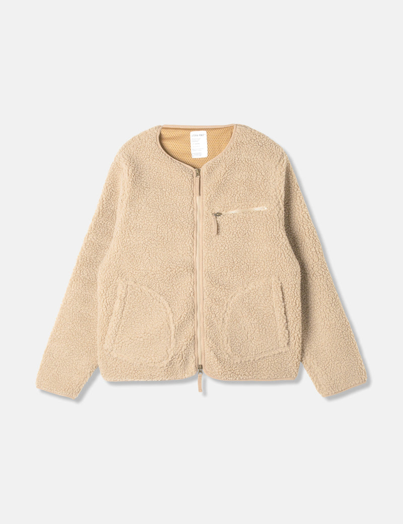 Stan Ray Fleece Layer Cardigan - Khaki